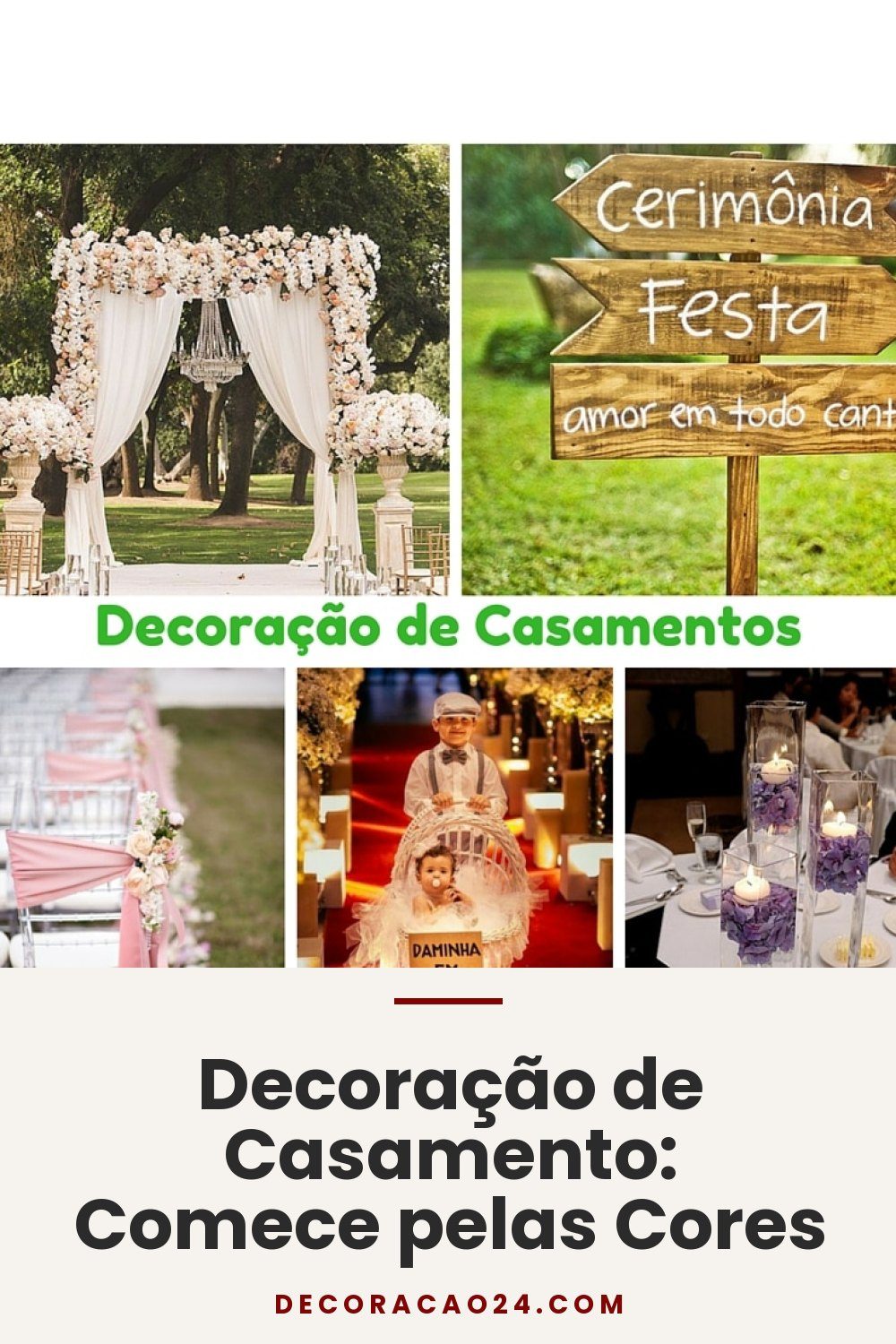 Decoração de Casamento: Comece pelas Cores