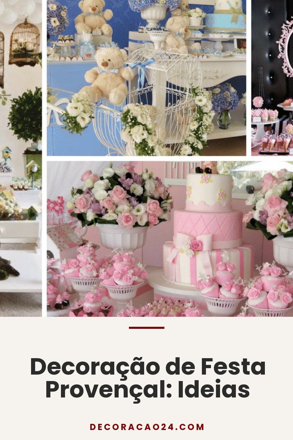 Decoração de Festa Provençal: Ideias