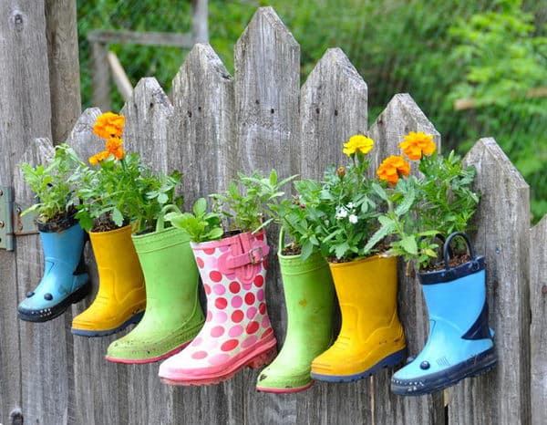 4 hanging garden boots