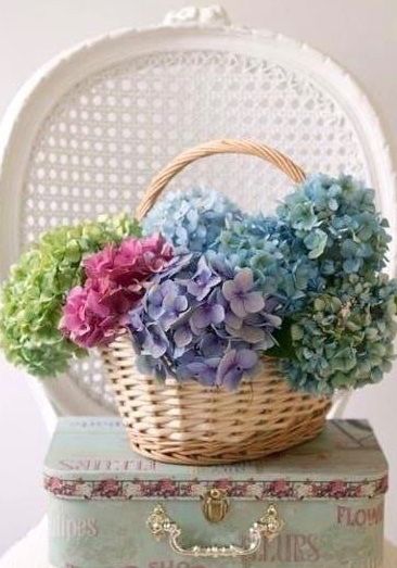 arranjos lindos de flores com hortensias 1
