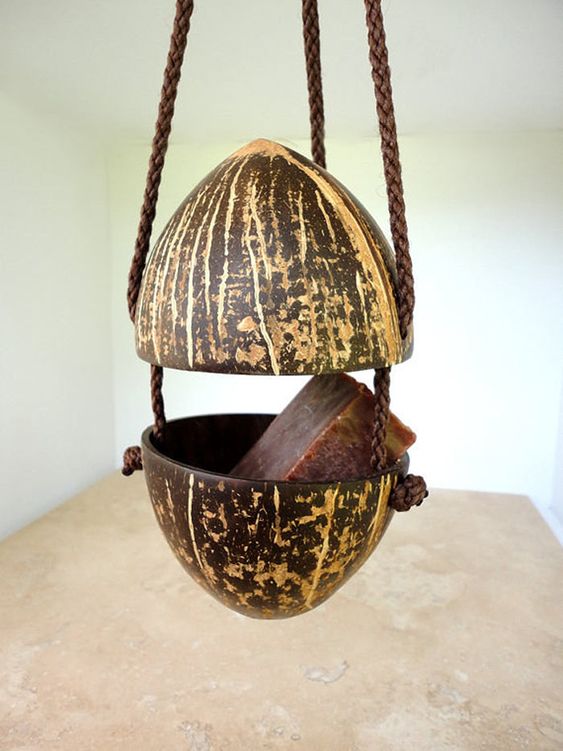 artesanato com cocos secos 1