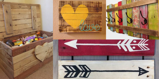 artesanato com paletes para usar na decoracao
