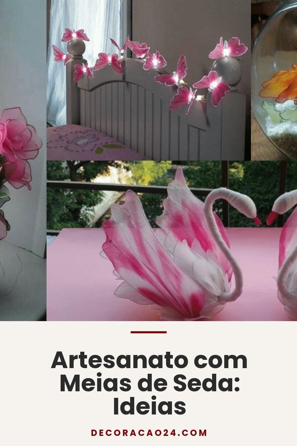 Artesanato com Meias de Seda: Ideias