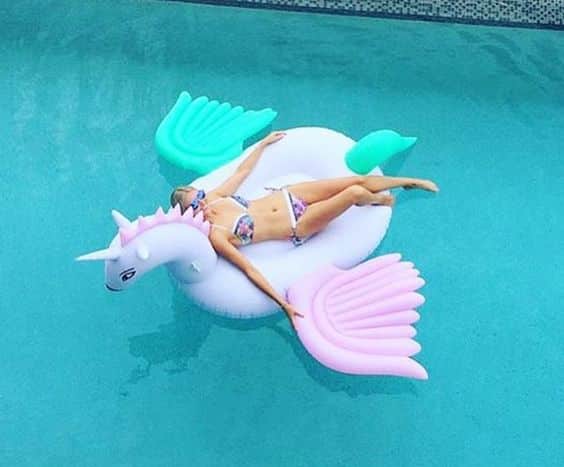 boias piscina divertidas originais unicornio