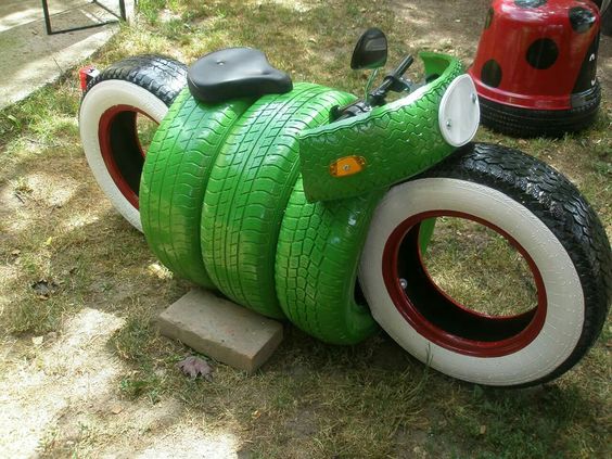brinquedos para criancas feitos com pneus 10