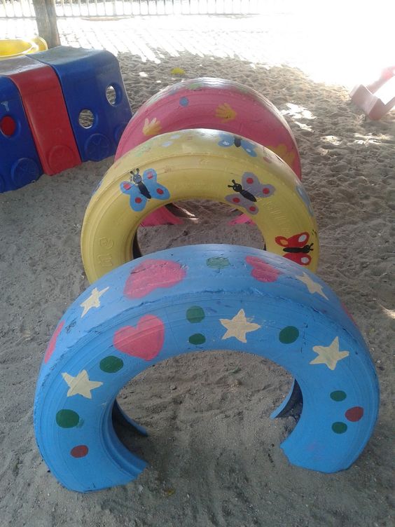 brinquedos para criancas feitos com pneus 8