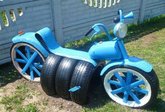 carros para brincar feitos com pneus velhos 8
