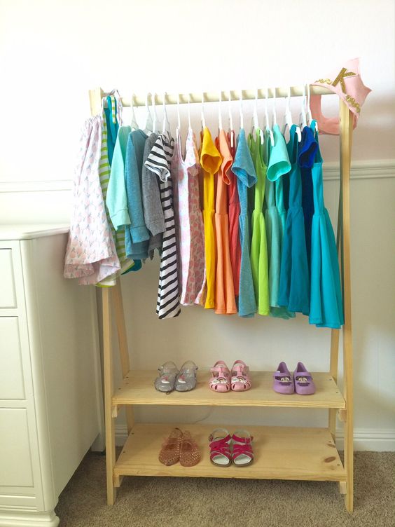 closet aberto infantil simples