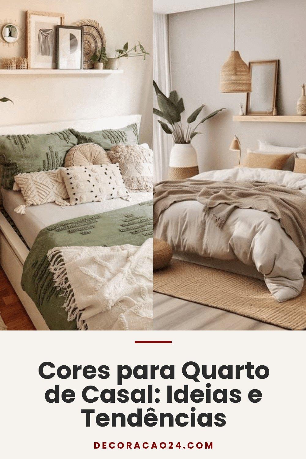 Cores para Quarto de Casal: Ideias e Tendências