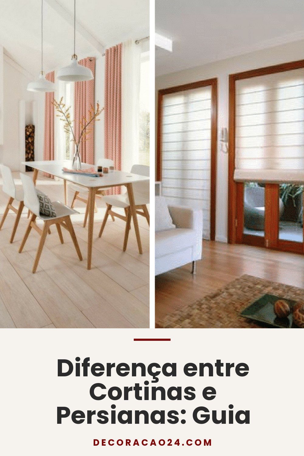 Diferença entre Cortinas e Persianas: Guia