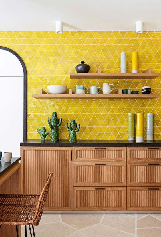 cozinha amarela decoracao