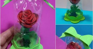 cupulas de flores com material reciclado 10