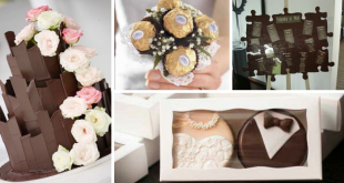 decoracao casamento chocolate