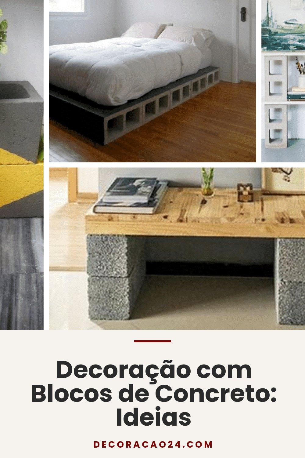 Decoração com Blocos de Concreto: Ideias