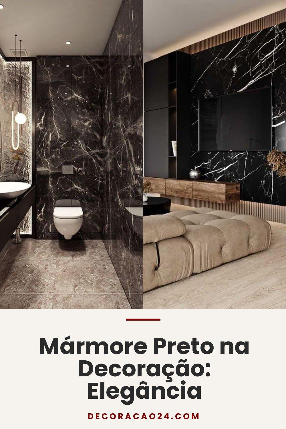 Mármore Preto na Decoração: Elegância