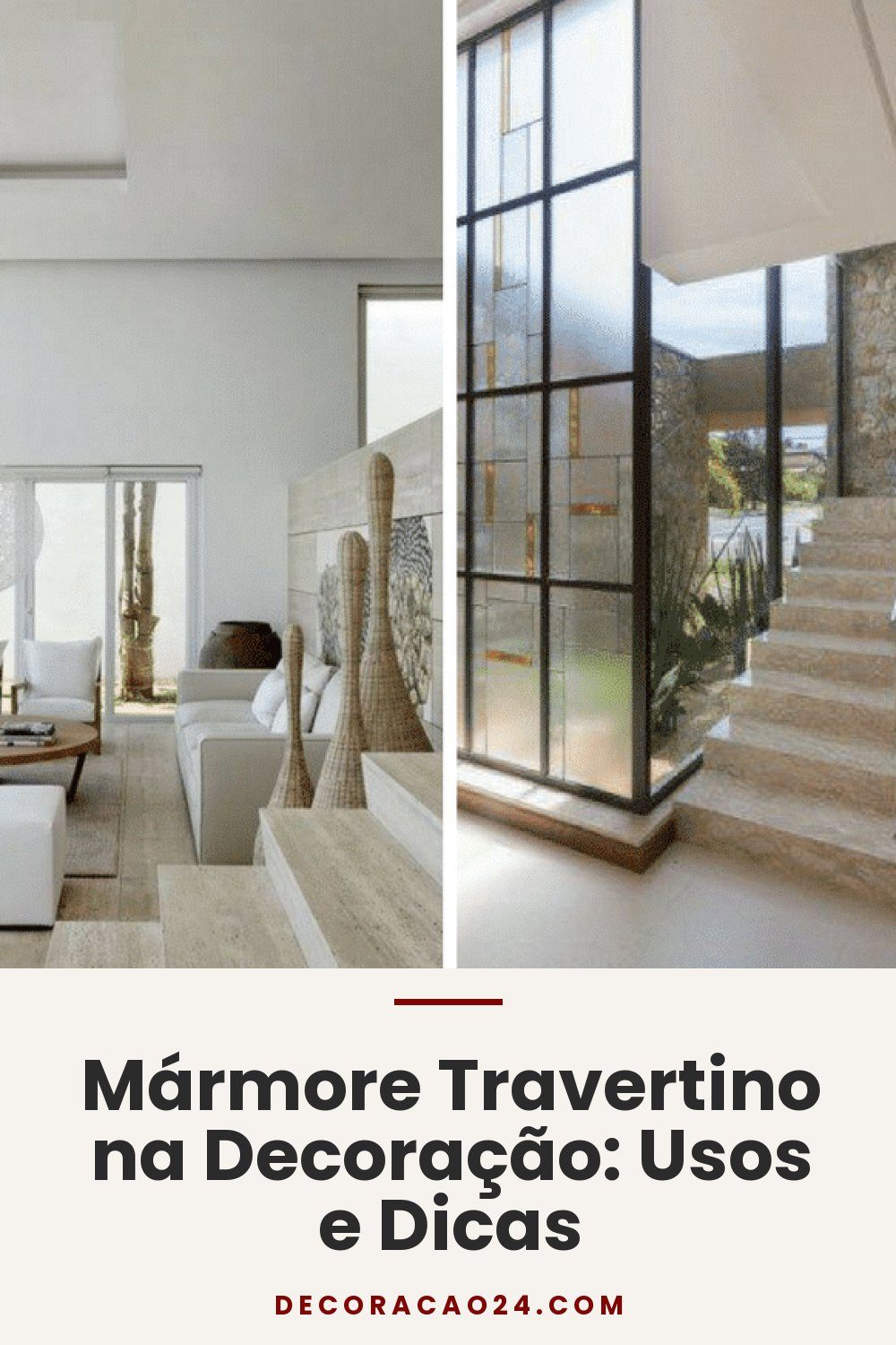Mármore Travertino na Decoração: Usos e Dicas