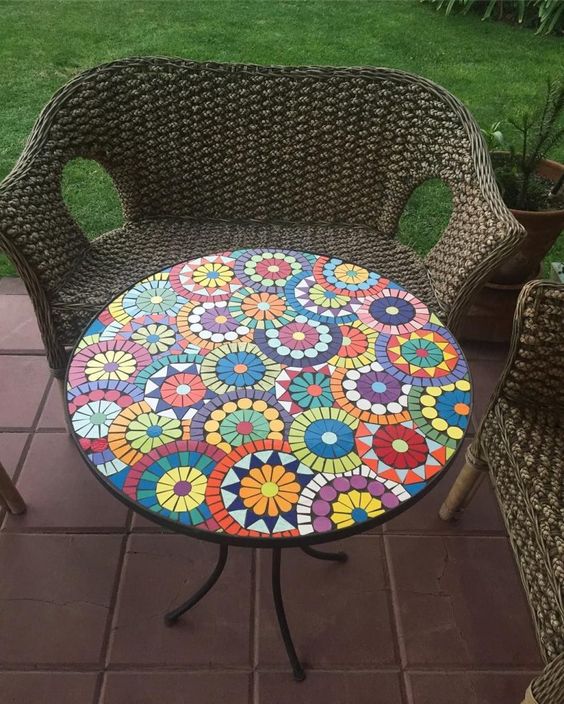decoracao de jardim com mosaicos 7
