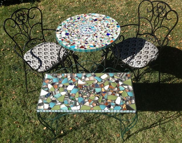 decoracao de jardim com mosaicos 8