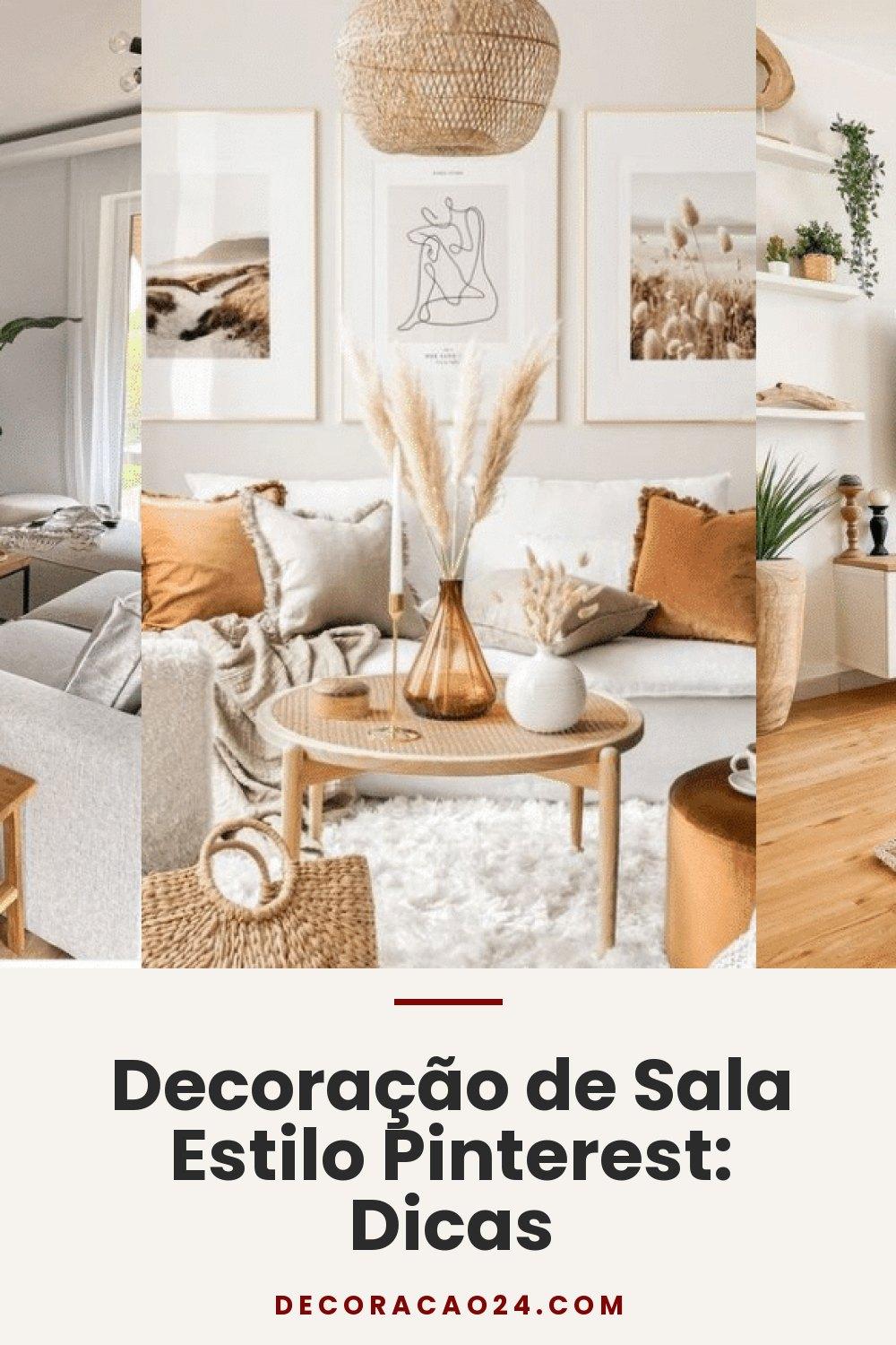 Decoração de Sala Estilo Pinterest: Dicas