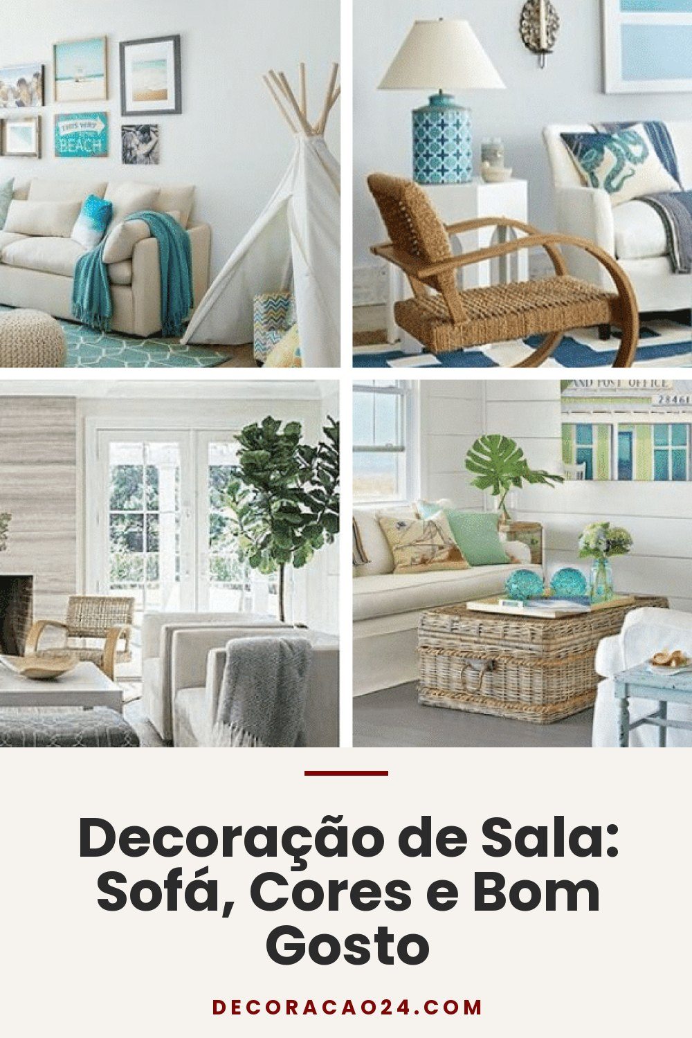 Decoração de Sala: Sofá, Cores e Bom Gosto