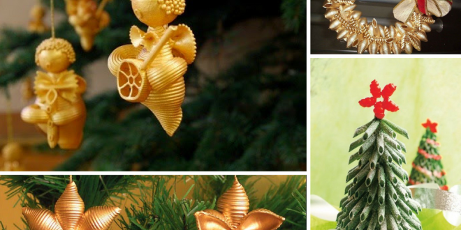 decoracao natal pasta massinha macarrao