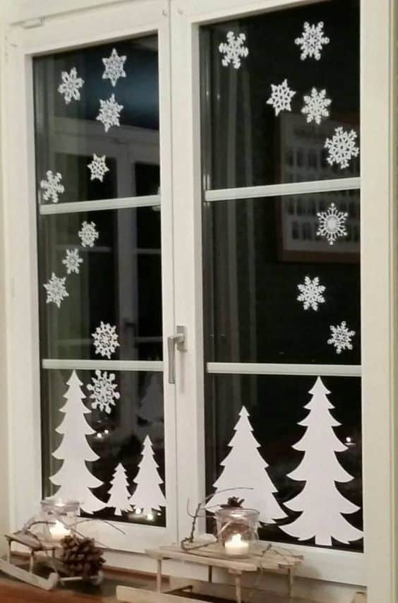 decorar as suas janelas para o natal 3