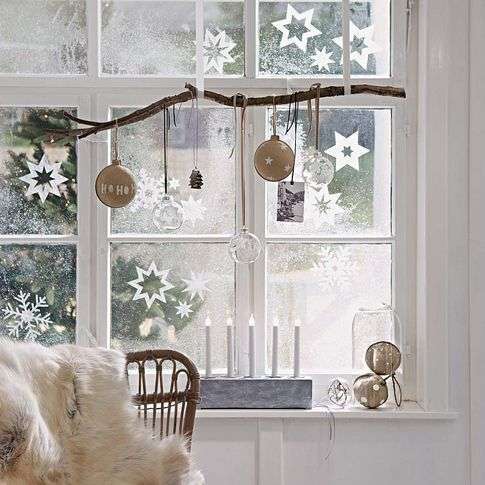 decorar as suas janelas para o natal