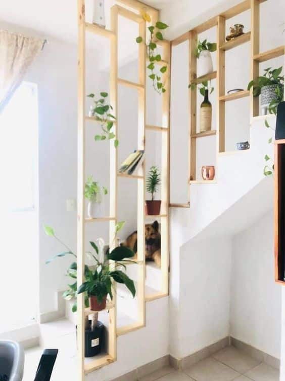 decore escadas com plantas 4