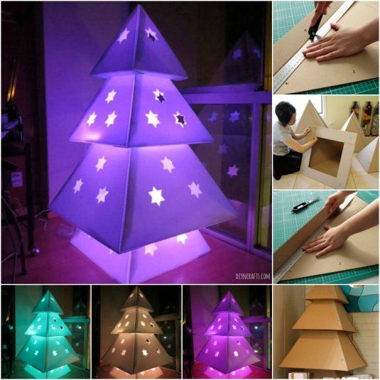 Ideias Impressionantes Para A Árvore De Natal De Papelão