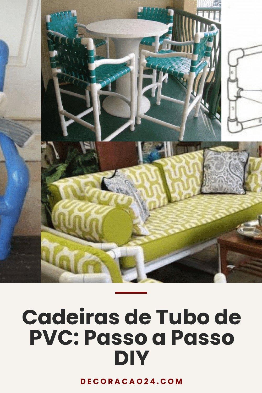 Cadeiras de Tubo de PVC: Passo a Passo DIY