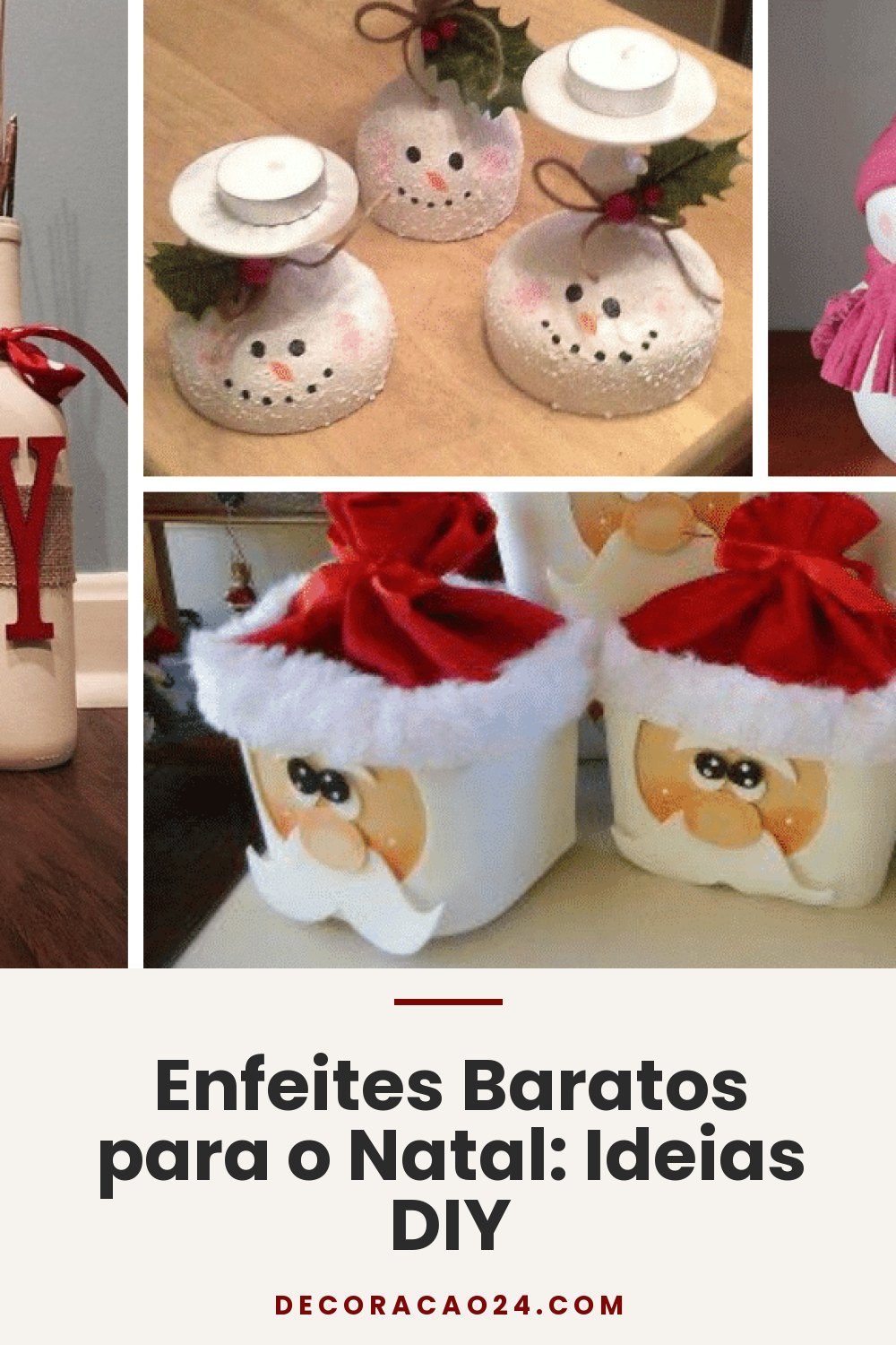 Enfeites Baratos para o Natal: Ideias DIY