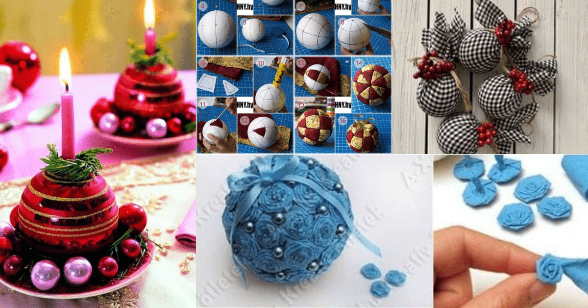 ideias decorar as suas bolas de natal