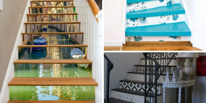 ideias decorar escadas