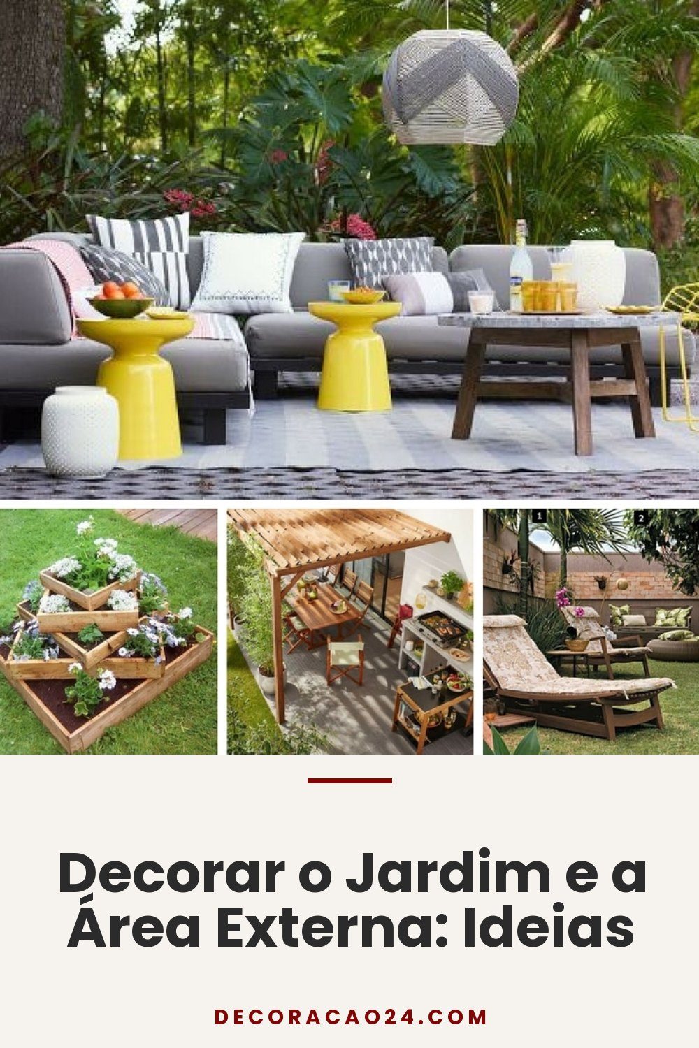 Decorar o Jardim e a Área Externa: Ideias