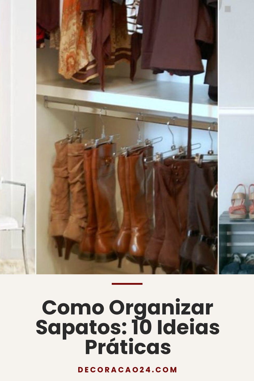 Como Organizar Sapatos: 10 Ideias Práticas