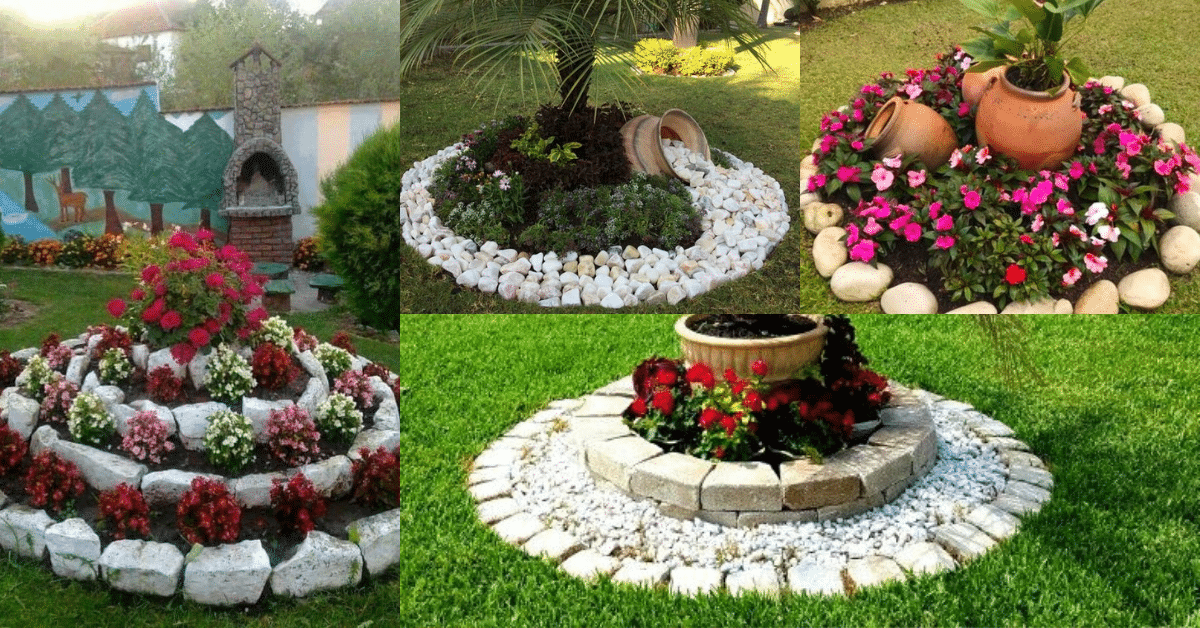 Decore o seu jardim com uma ilha decorativa