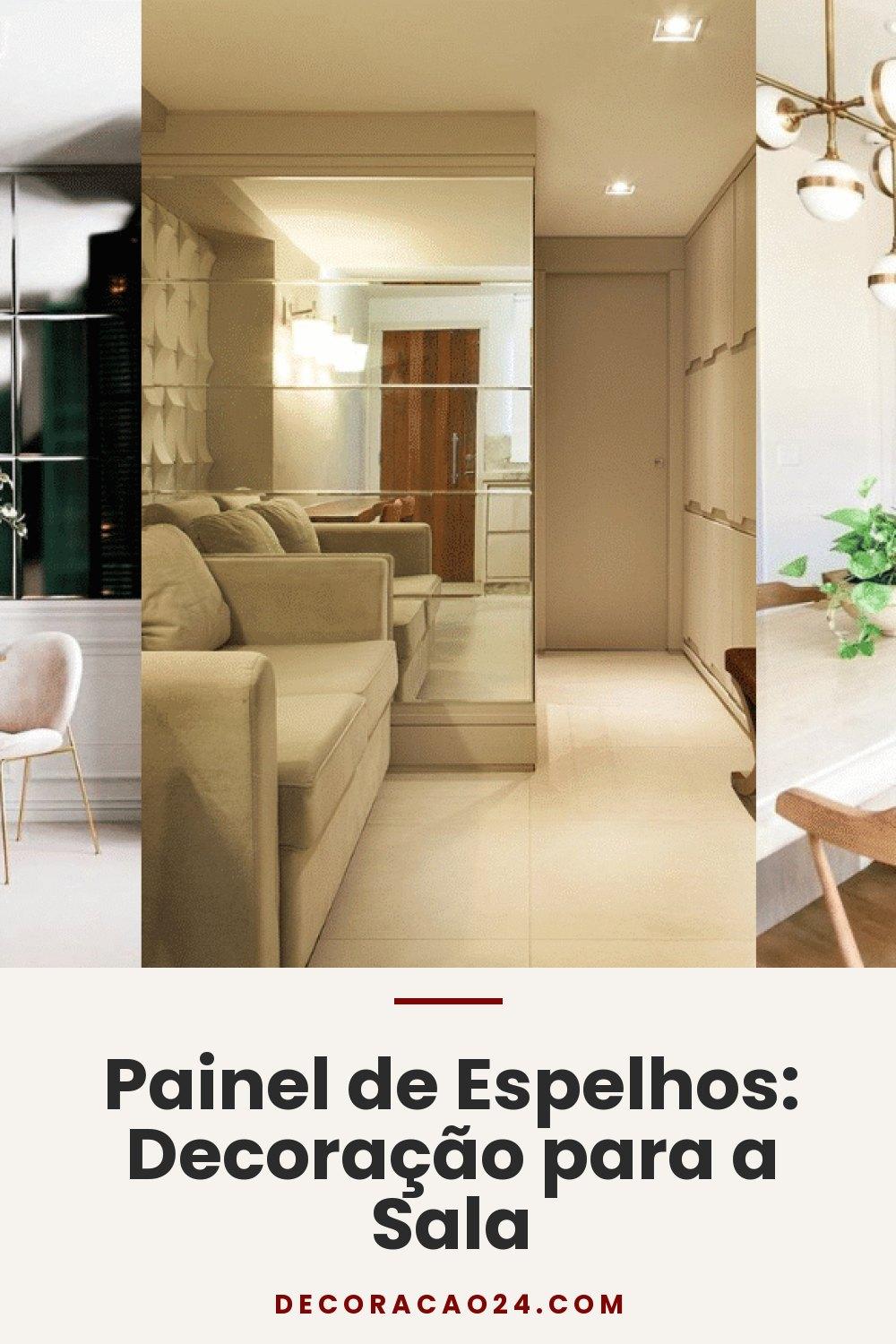 Painel de Espelhos: Decoração para a Sala