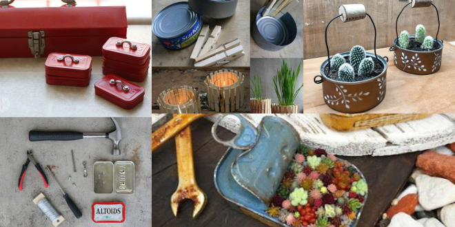 ideias para decorar com latas de atum