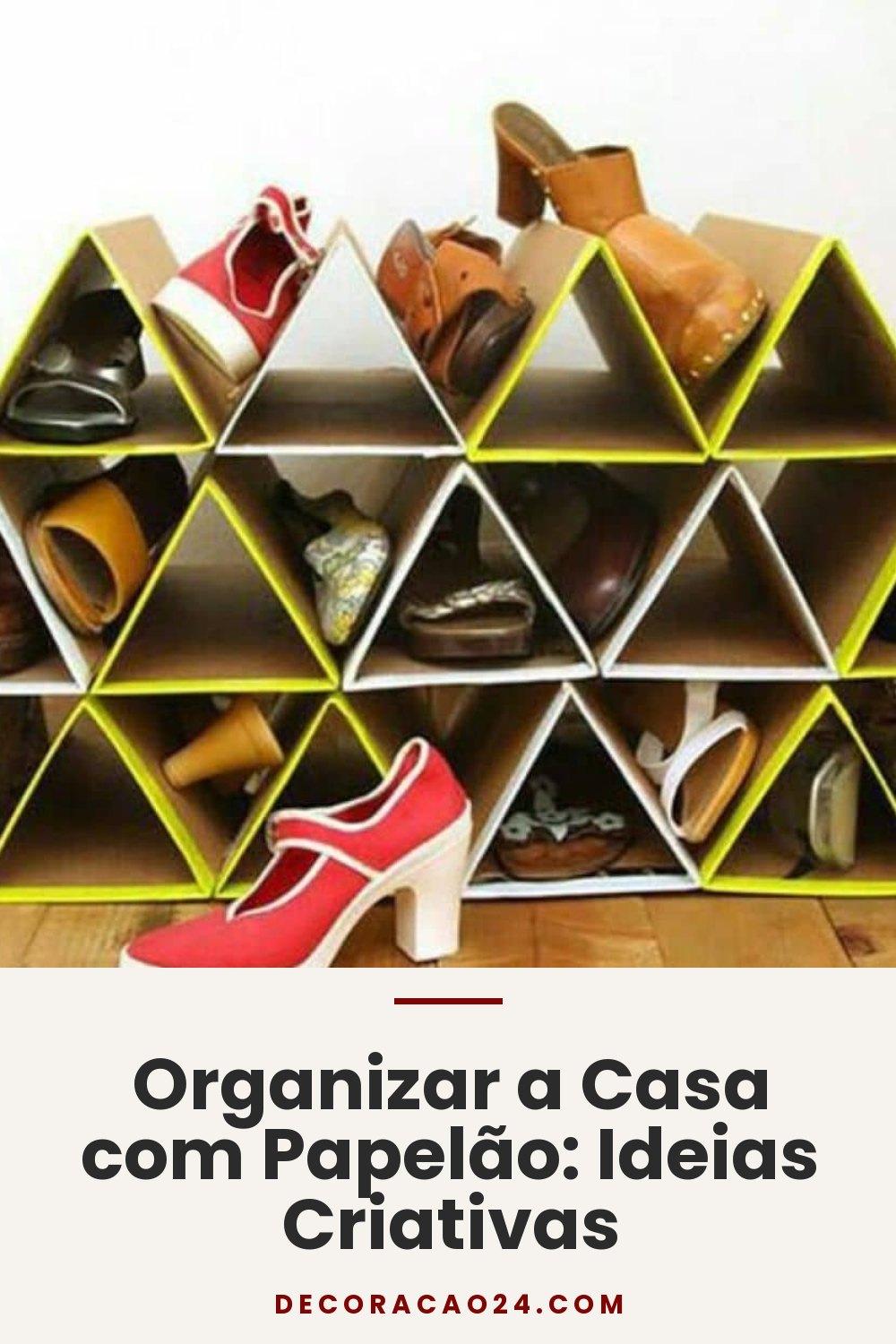 Organizar a Casa com Papelão: Ideias Criativas