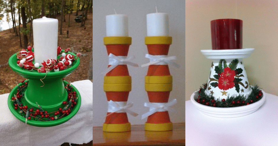 lindas ideias de porta velas com vasos terracota