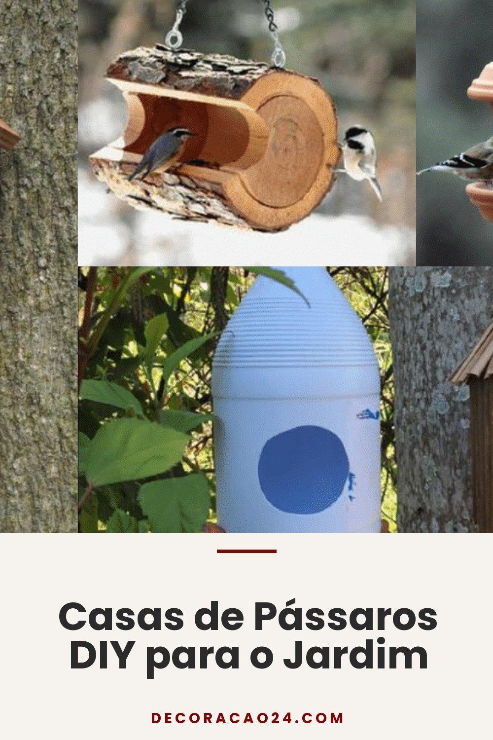 Casas de Pássaros DIY para o Jardim
