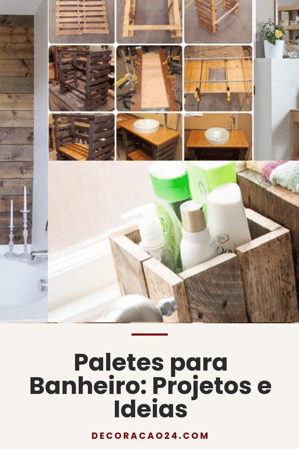 Paletes para Banheiro: Projetos e Ideias