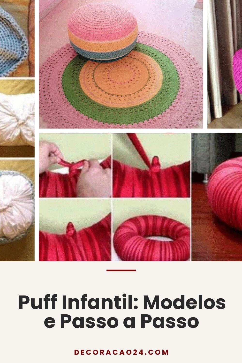 Puff Infantil: Modelos e Passo a Passo