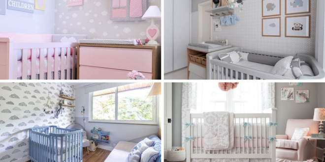 quarto de bebe cinza