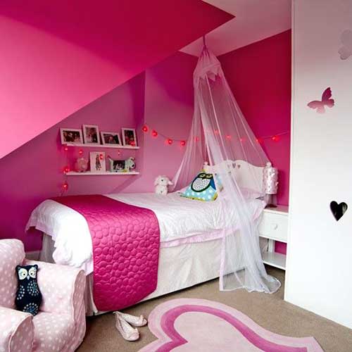 quarto rosa menina